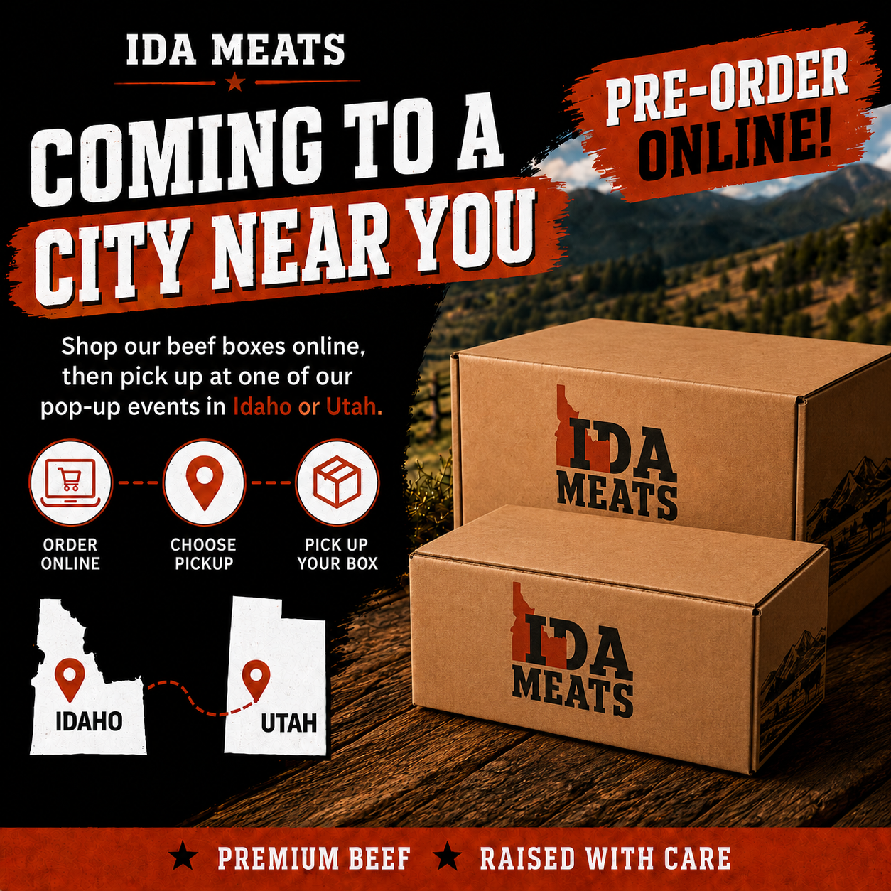 IDA Meats Beef Pop-Up Sales
